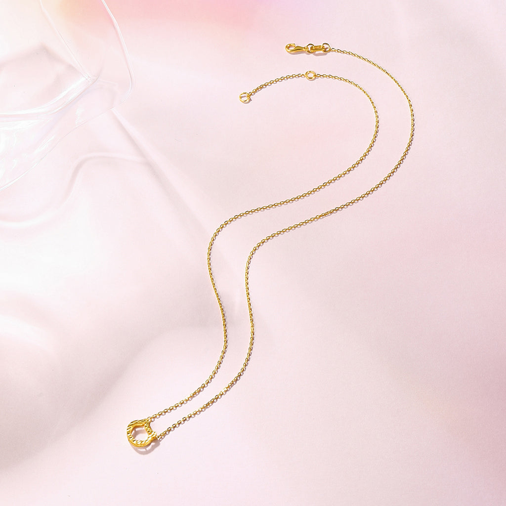 "infinite" 24K Gold Pendant Necklace              Cat 2-2.3g AW065013
