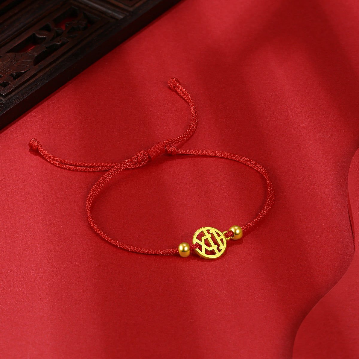 999 24K Gold String Bracelet 1.3-1.9g AB177795