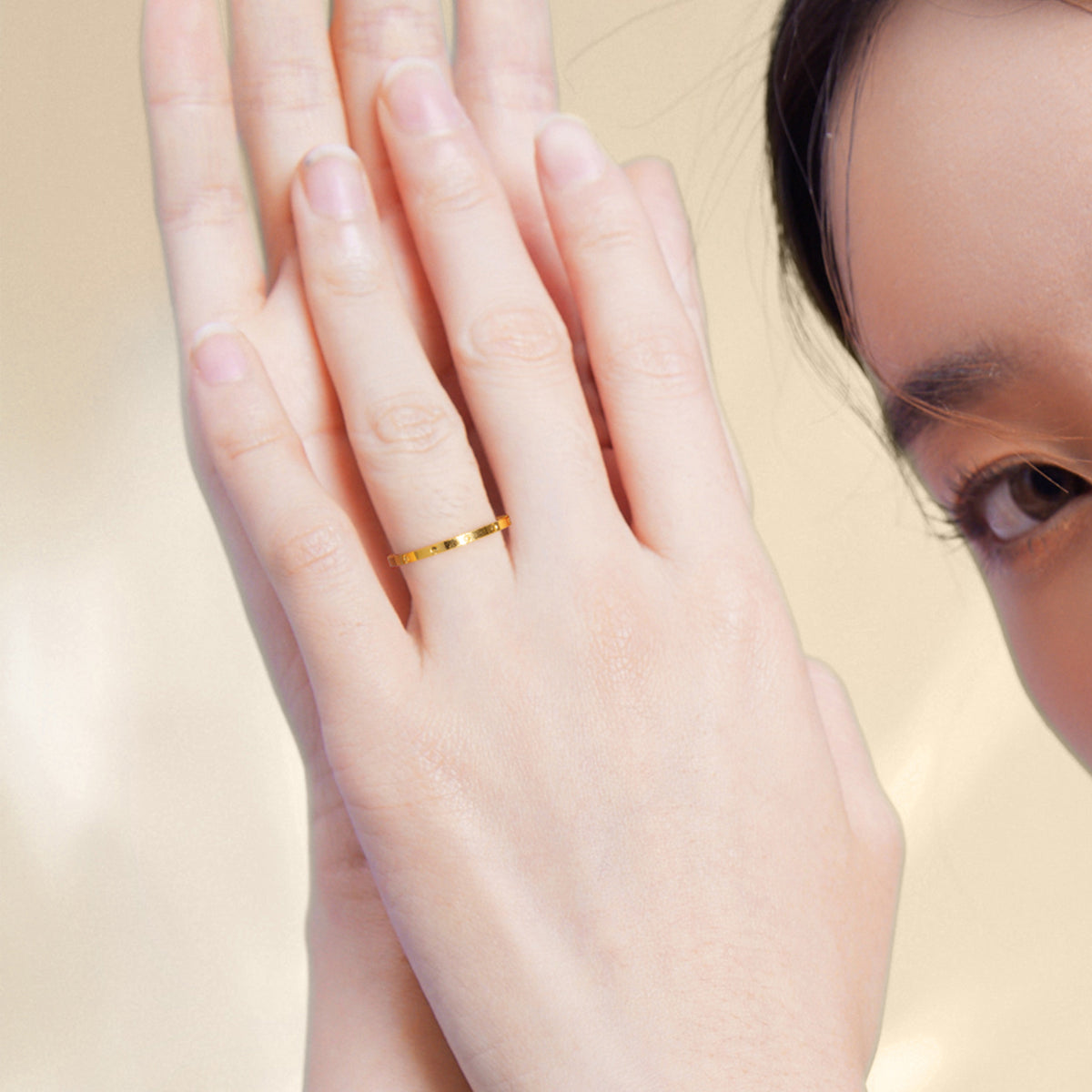 24K Gold Ring 0.75-1.45g A0113465
