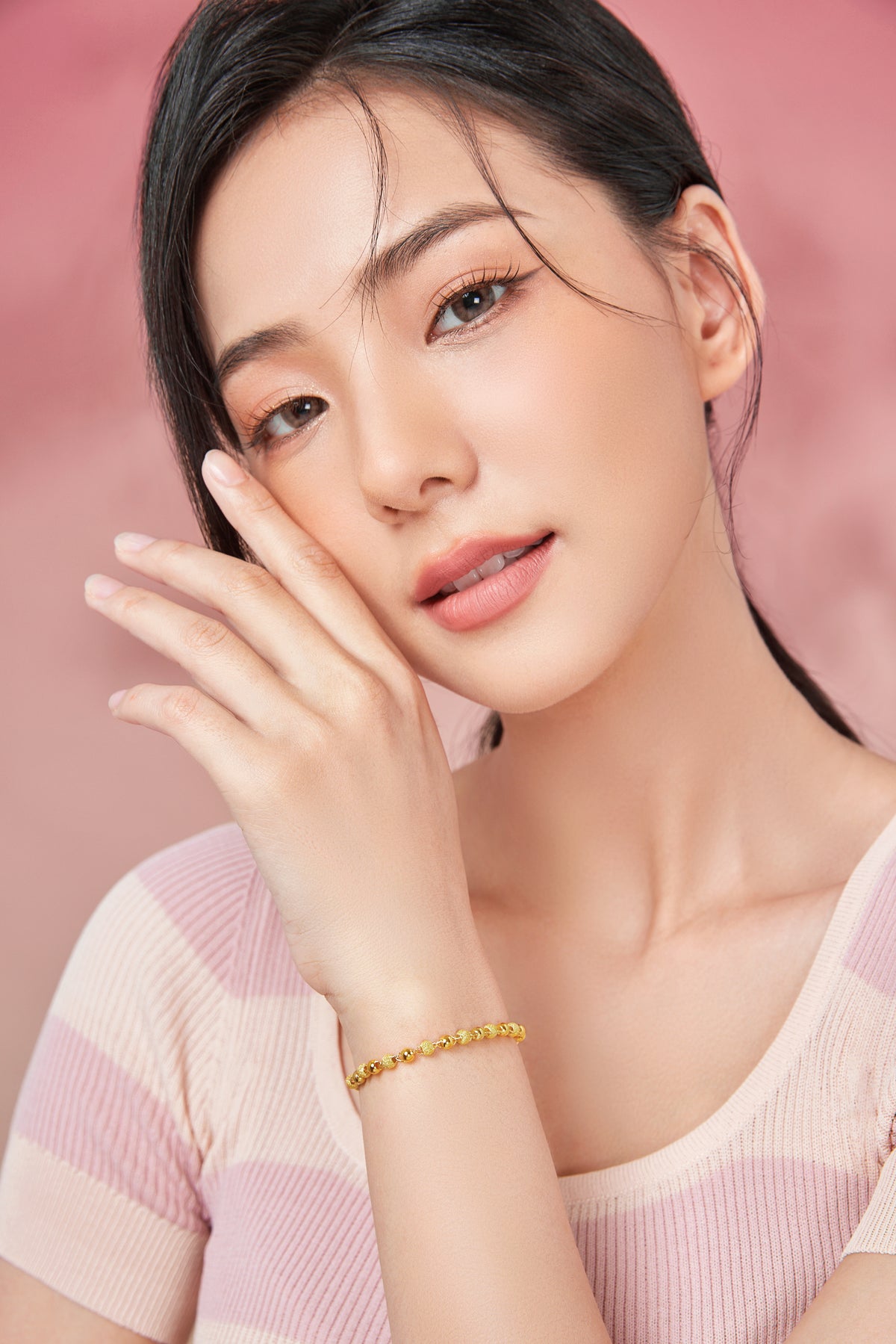 999 24K Gold Chain Bracelet 6-7g A0711066