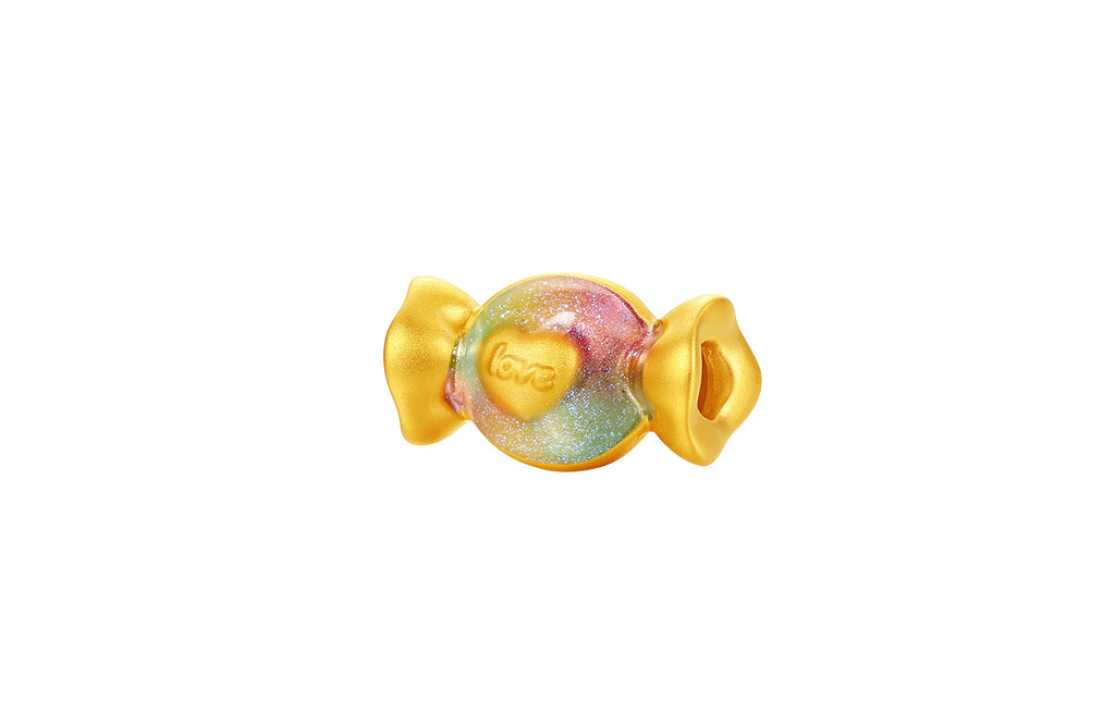 "Pop wu~" 24K Gold String Bracelet Doughnut 1.55-2.05g A1715627