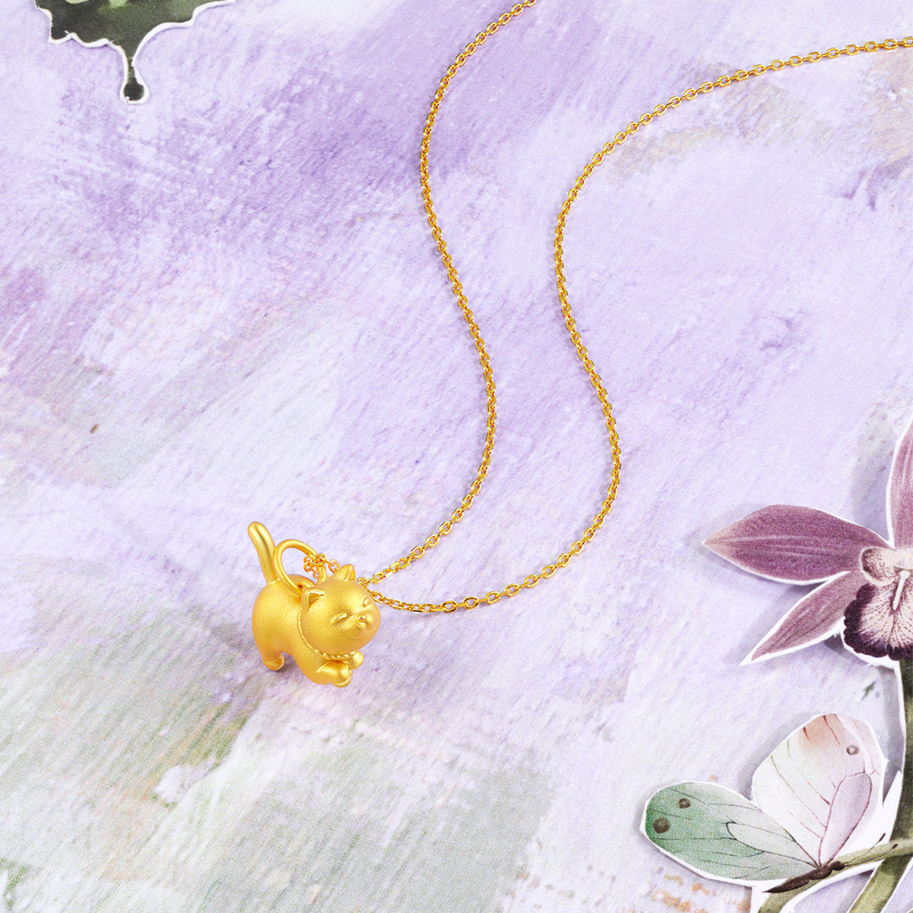 "Fantasy Forest" 24K Gold Pendant            Cat 1-1.3g A0413812