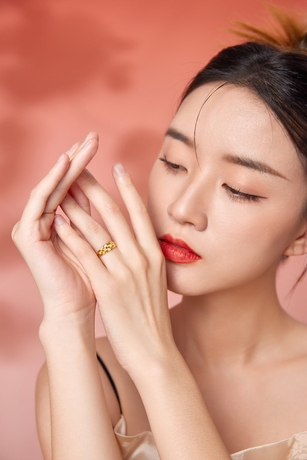 999 24K Gold Ring 3.4-3.7g AA014209