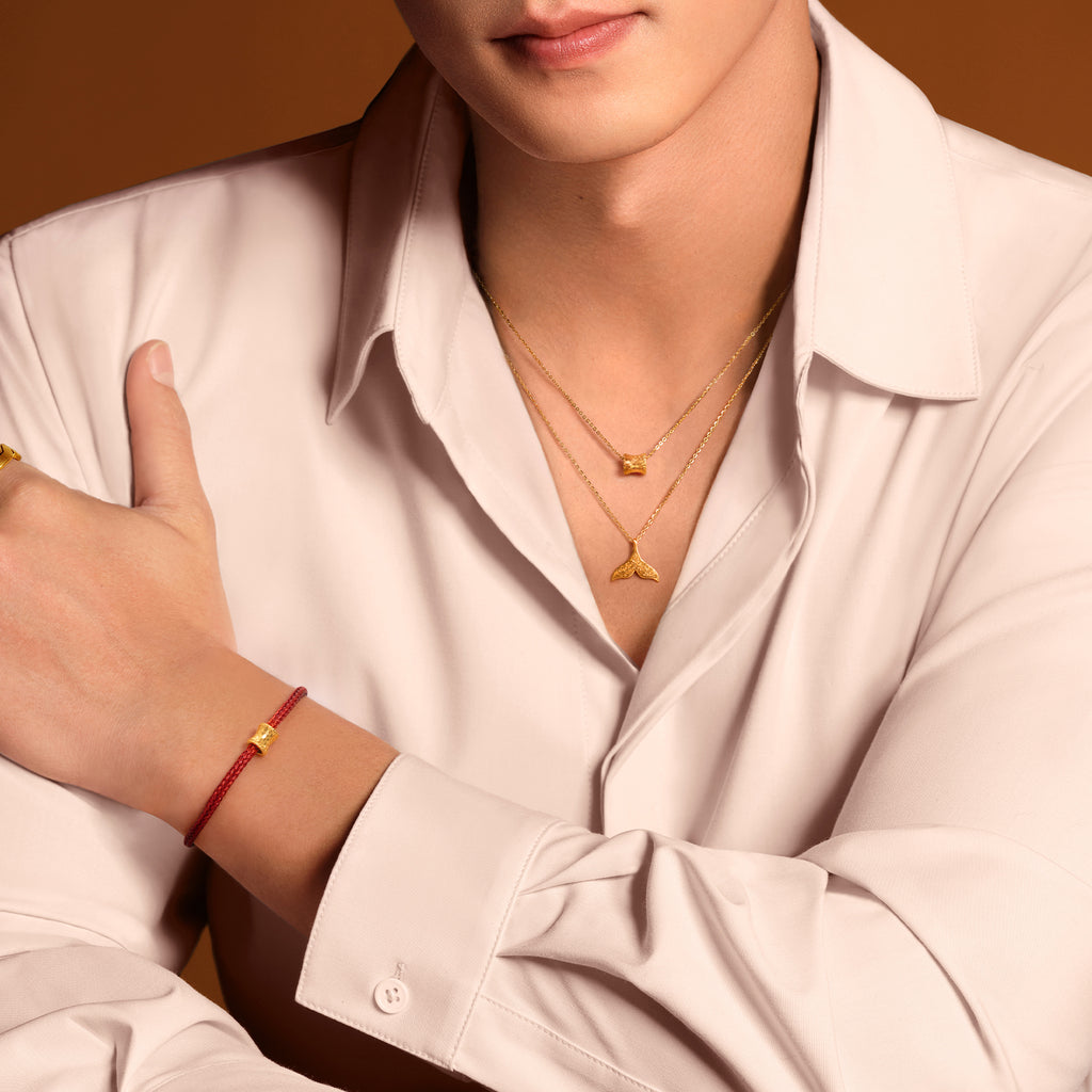 24K金手鍊吊墜 1-1.2公克 15-23公分 A1615895