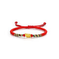 "Chinese Zodiac" 24K Gold String Bracelet Chinese Zodiac 0.3-0.5g