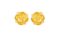 24K Gold Earrings Rose 1.4-1.6g AD090267
