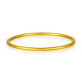 999 24K Gold Bangle Bracelet 7.5-9.5g AA106728