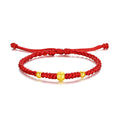 999 24K Gold String Bracelet 1.21-1.81g A178883