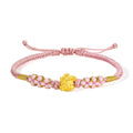 "Chinese Zodiac Rabbit" 24K Gold String Bracelet Rabbit 0.3-0.5g A1710399