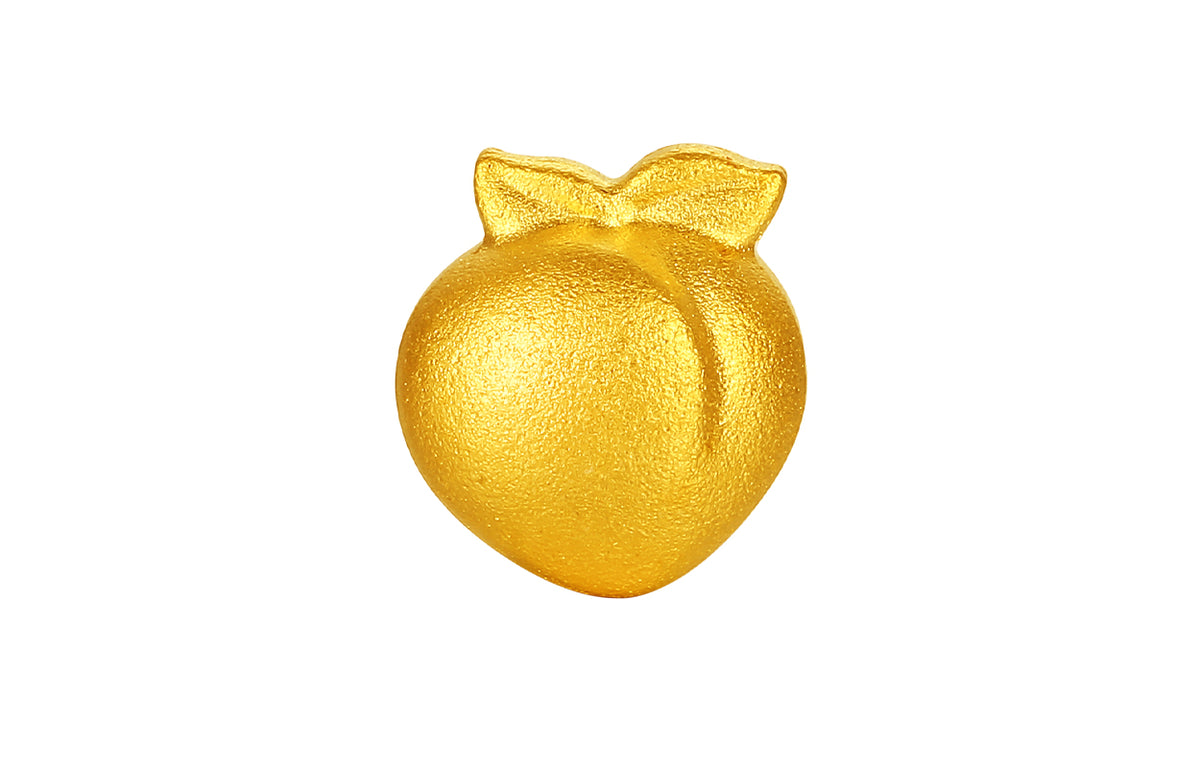 999 24K Gold Gold Ingot Peach 1-1.02g A2015018