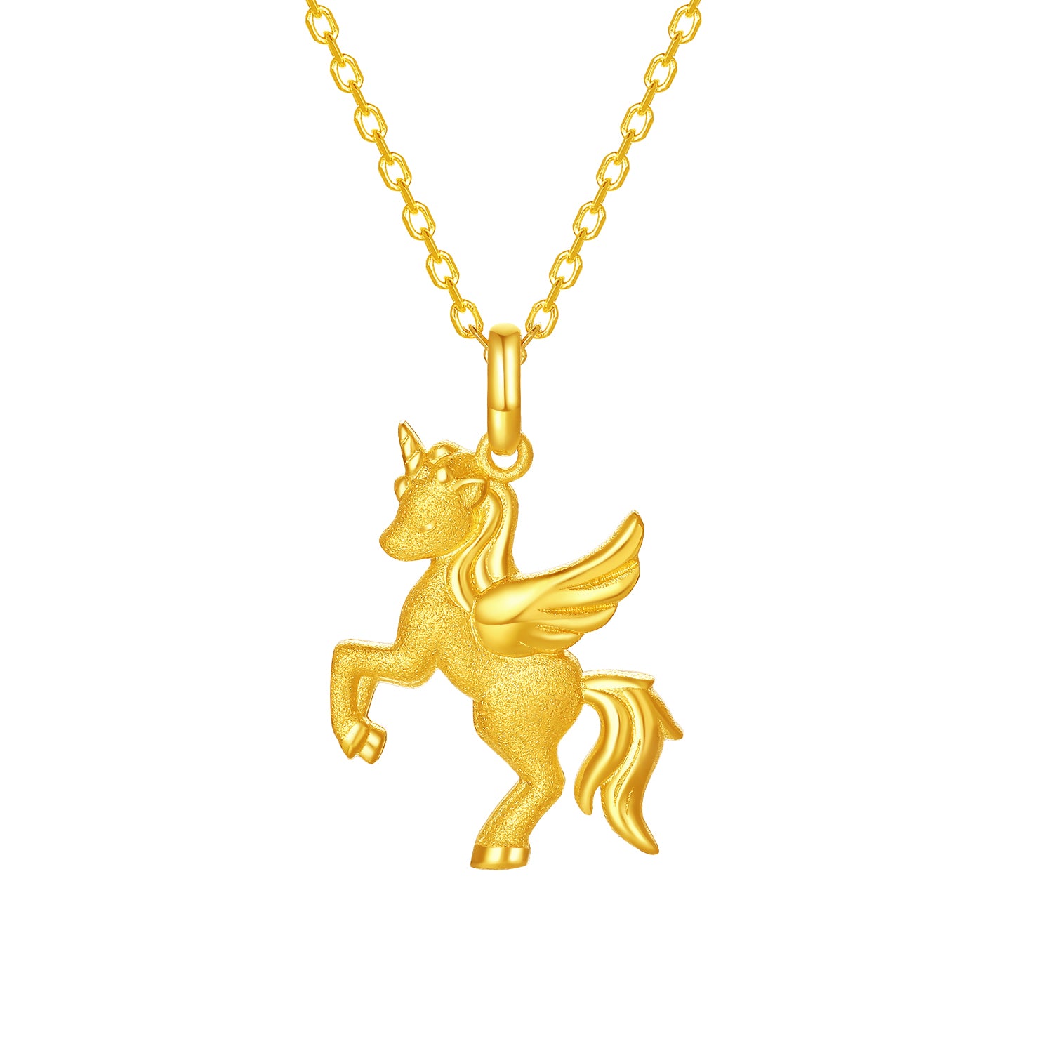 'Year of the Horse' 24K Gold Pendant Horse 2-2.3g A0415546