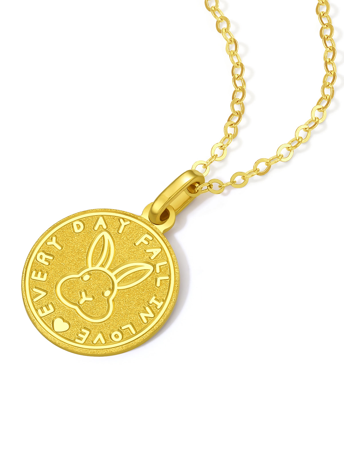 "Chinese Zodiac Rabbit" 24K Gold Pendant Rabbit 1.3-1.5g A0410397