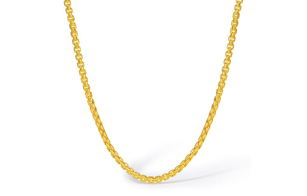 999 24K Gold Necklace Star 21.25-29.25g A0510916