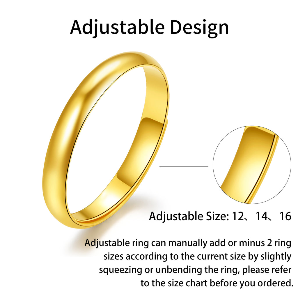 999 24K Gold Ring 2.6-2.9g AA012466