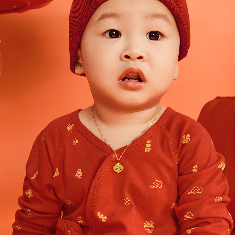 999.9 24K Gold Pendant 1-1.49g Ruyi 如意 AB047503