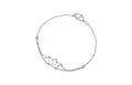 950 Platinum Chain Bracelet Crown 2.2-2.5g PT073875