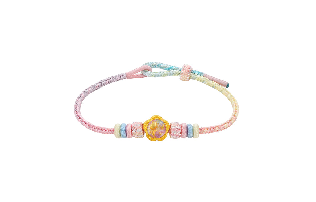 "Pop wu~" 24K Gold Charm Bracelet  0.55-0.75g A1615707
