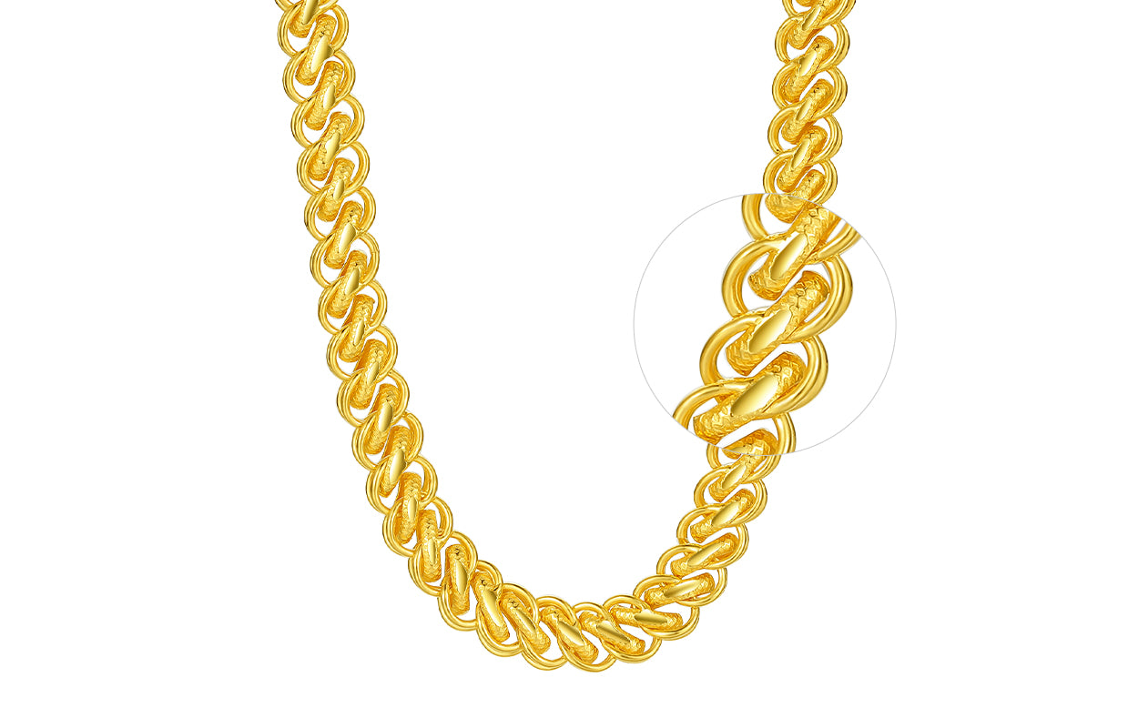 999 24K Gold Necklace 45-55g AA057535
