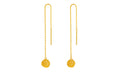 "infinite" 24K Gold Earrings 1.83-2.13g A0910255