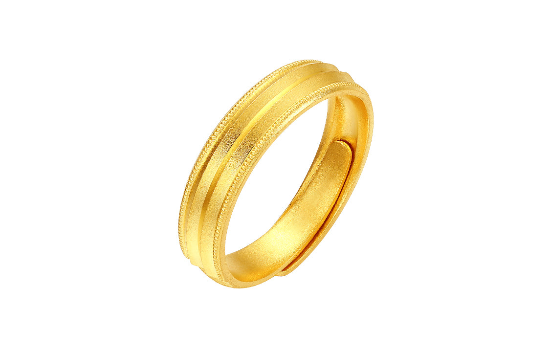 999 24K Gold Ring 7-8g A0313464
