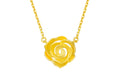 999 24K Gold Pendant Necklace              Rose 4.9-5.4g AC065266