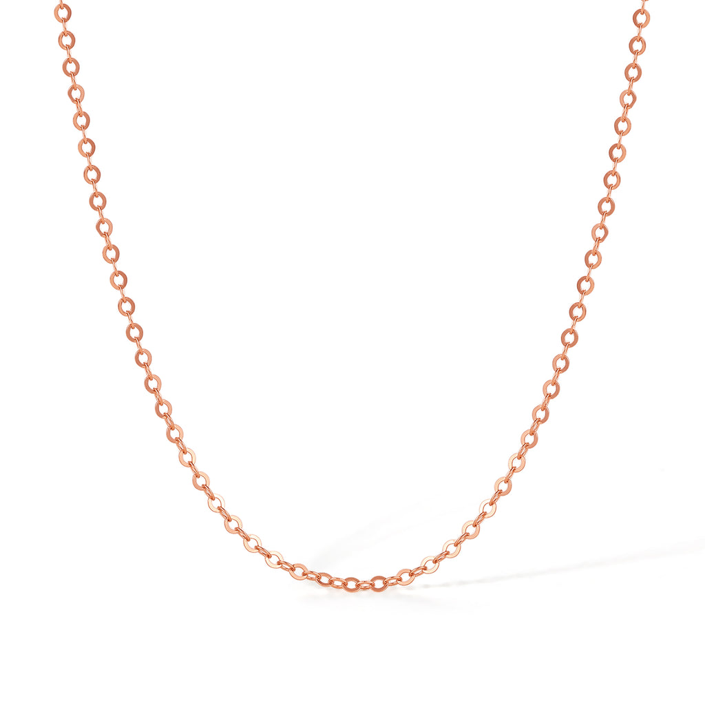 18K Rose Gold Necklace 0.7-0.8g C0510283