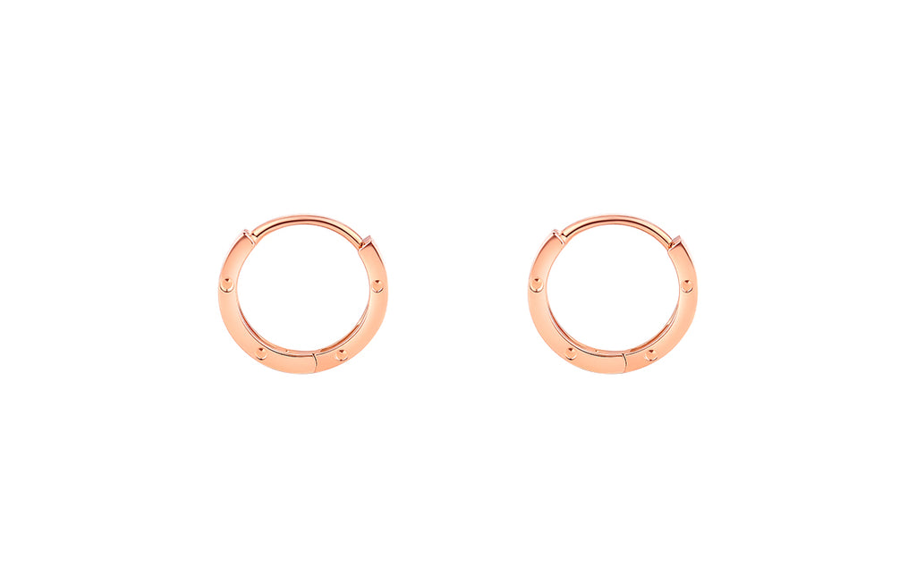 18K Rose Gold Earrings 0.7-1g KI094623