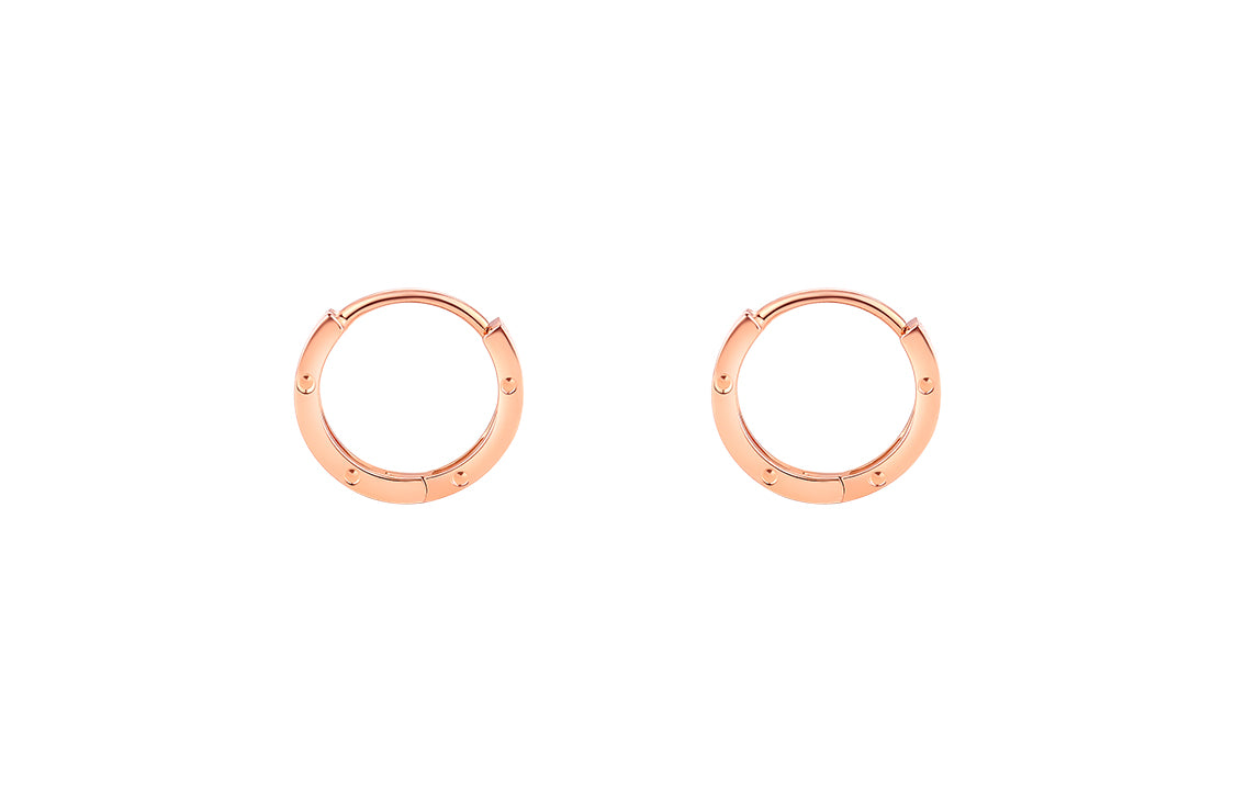 18K Rose Gold Earrings 0.7-1g KI094623