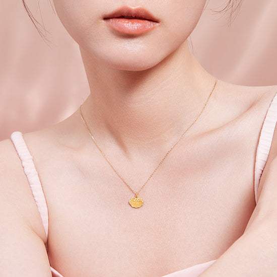 24K Gold Pendant 0.9-1.2g Ruyi A0411482