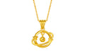 "infinite" 24K Gold Pendant Star 1.3-1.6g A048603