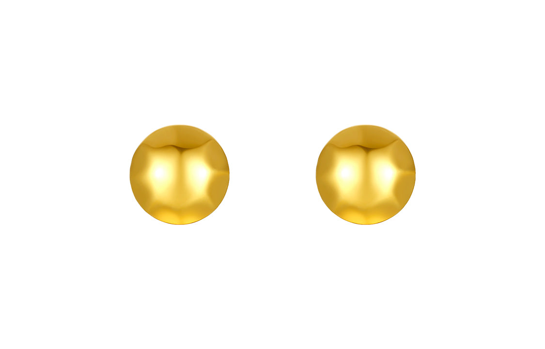 999 24K Gold Earrings 0.9-1.1g AA096008