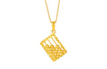 "infinite" 24K Gold Pendant 1.17-1.67g A049605