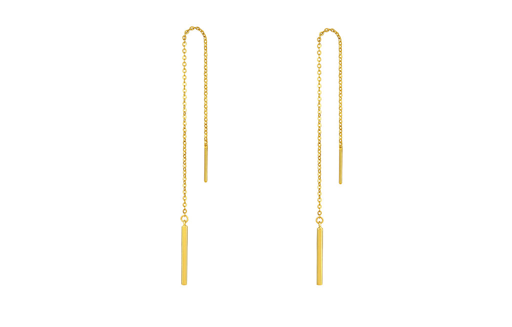 "Infinite" 24K Gold Earrings 1.28-1.58g A0910766