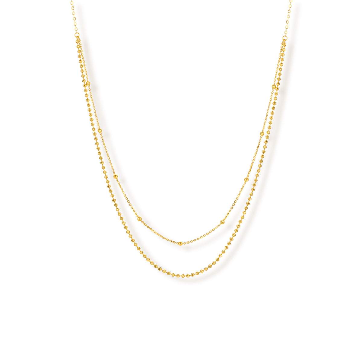 18K Yellow Gold Necklace 2.81-3.11g C0513081