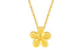   999 24K Gold Pendant Necklace              Flower 4.85-5.35g AA066593
