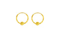 "infinite" 24K Gold Earrings 0.9-1.35g A0910235