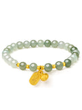 24K Gold Beaded Bracelet 5.7-6.2mm 0.62-0.72g Y1910850