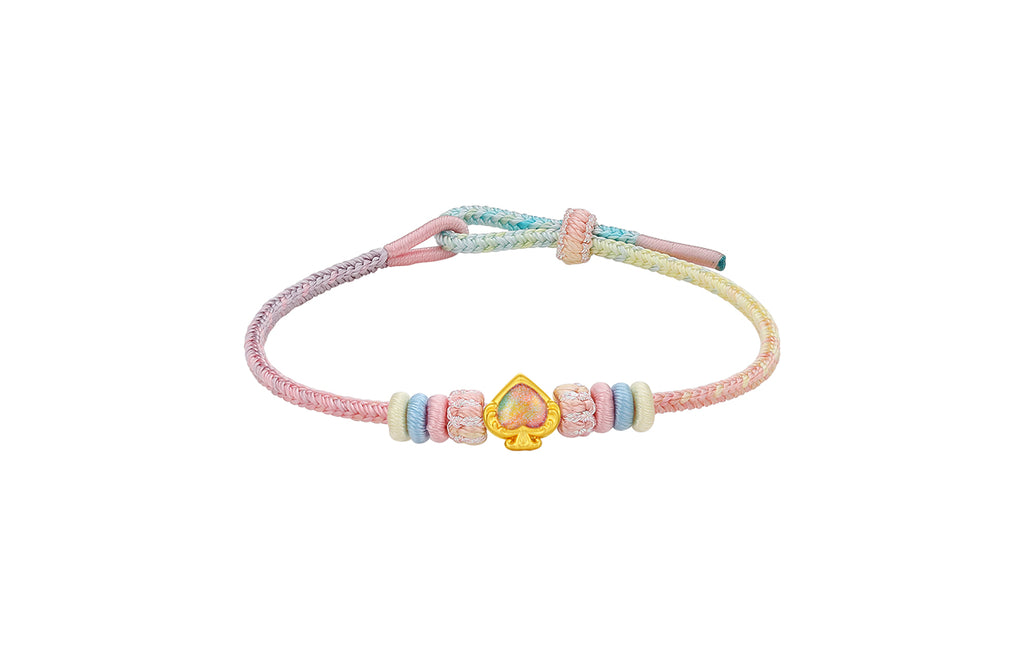 "Pop wu~" 24K Gold Charm Bracelet  0.4-0.6g A1615761