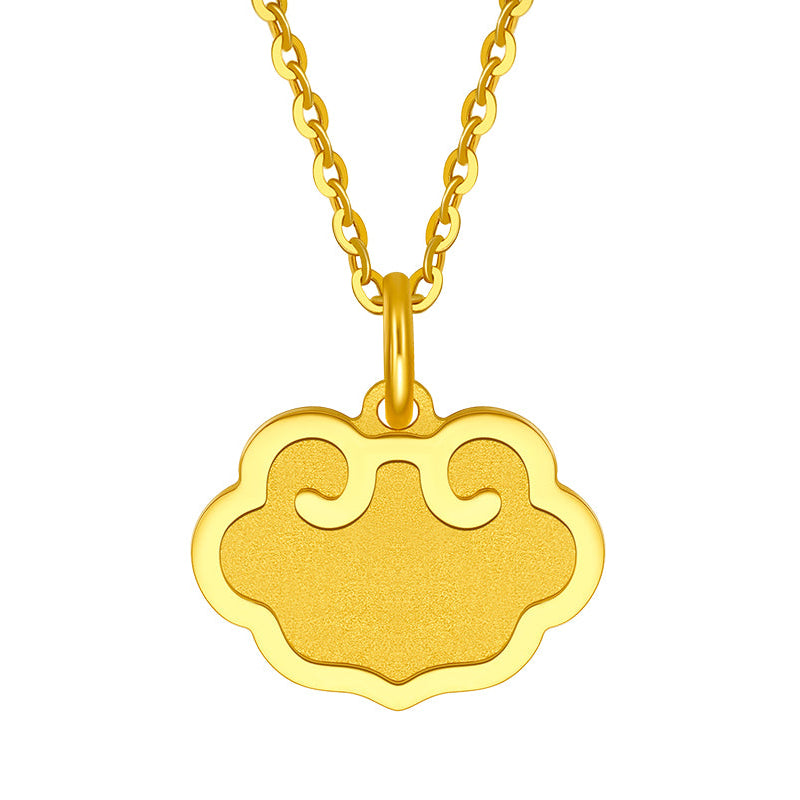 24K Gold Pendant 0.9-1.2g Ruyi A0411482