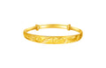 999 24K Gold Bangle Bracelet Dragon Phoenix 20-22g AA103615