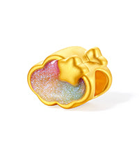 "Pop wu~" 24K Gold Charm Bracelet  0.4-0.6g A1615612