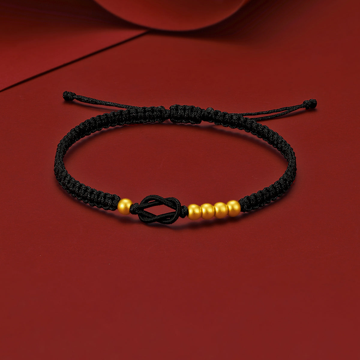 999 24K Gold String Bracelet 0.37-0.67g A1712668