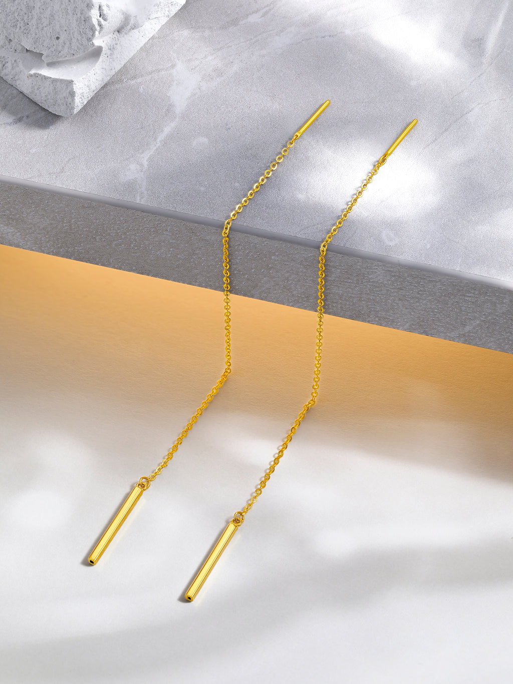 "Infinite" 24K Gold Earrings 1.28-1.58g A0910766