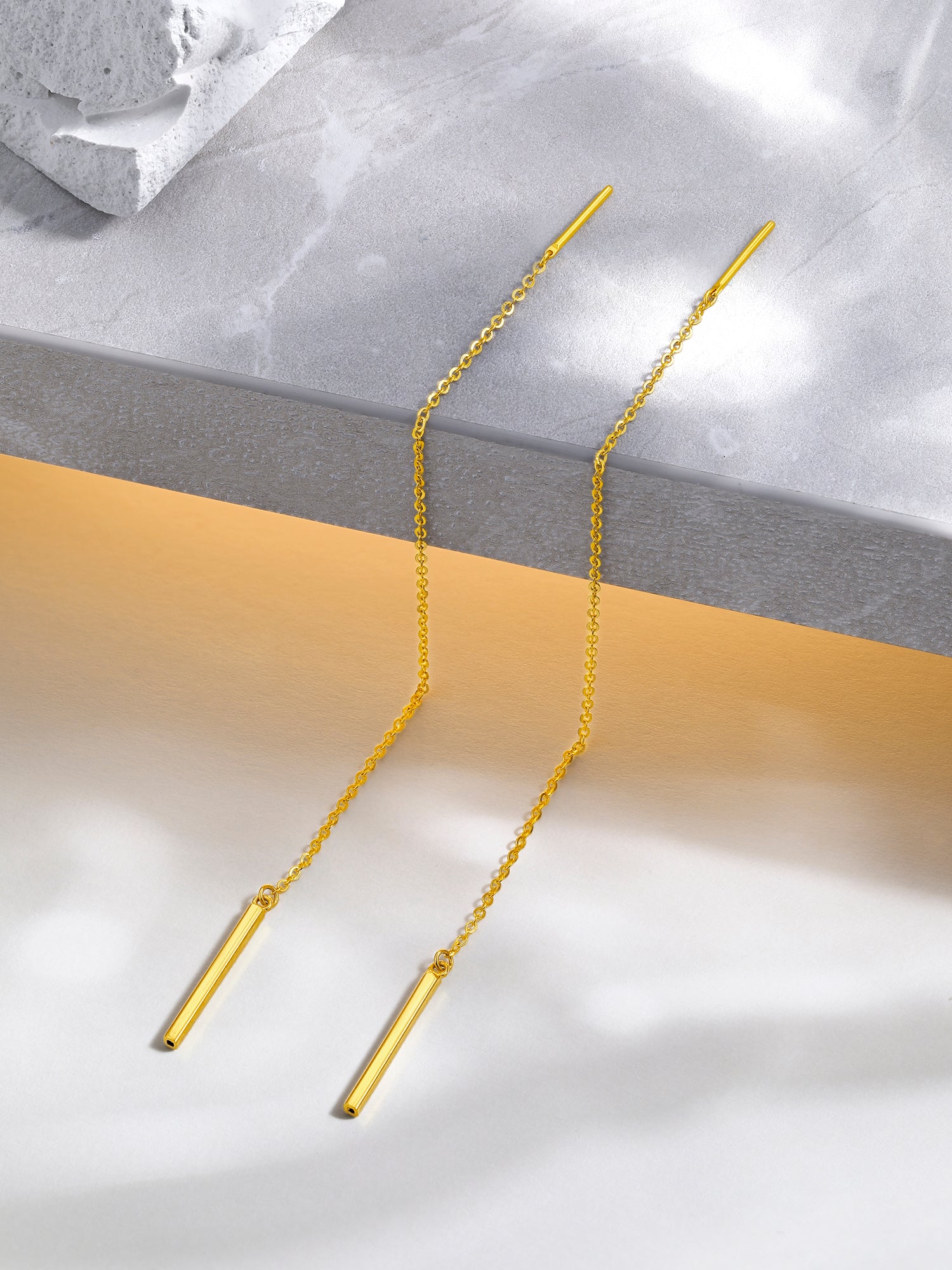 "Infinite" 24K Gold Earrings 1.28-1.58g A0910766