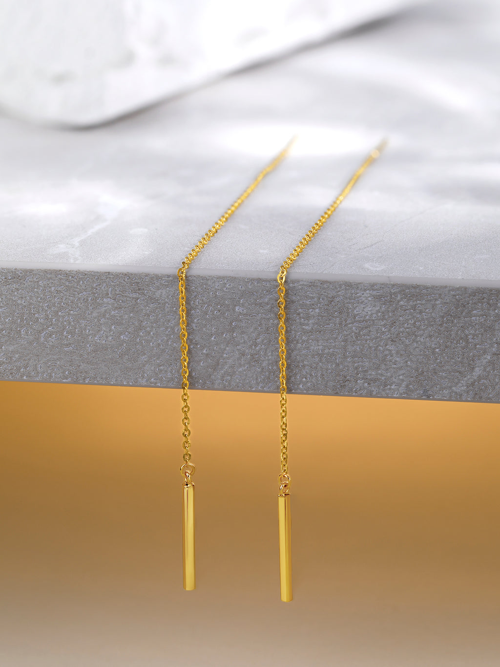 "Infinite" 24K Gold Earrings 1.28-1.58g A0910766