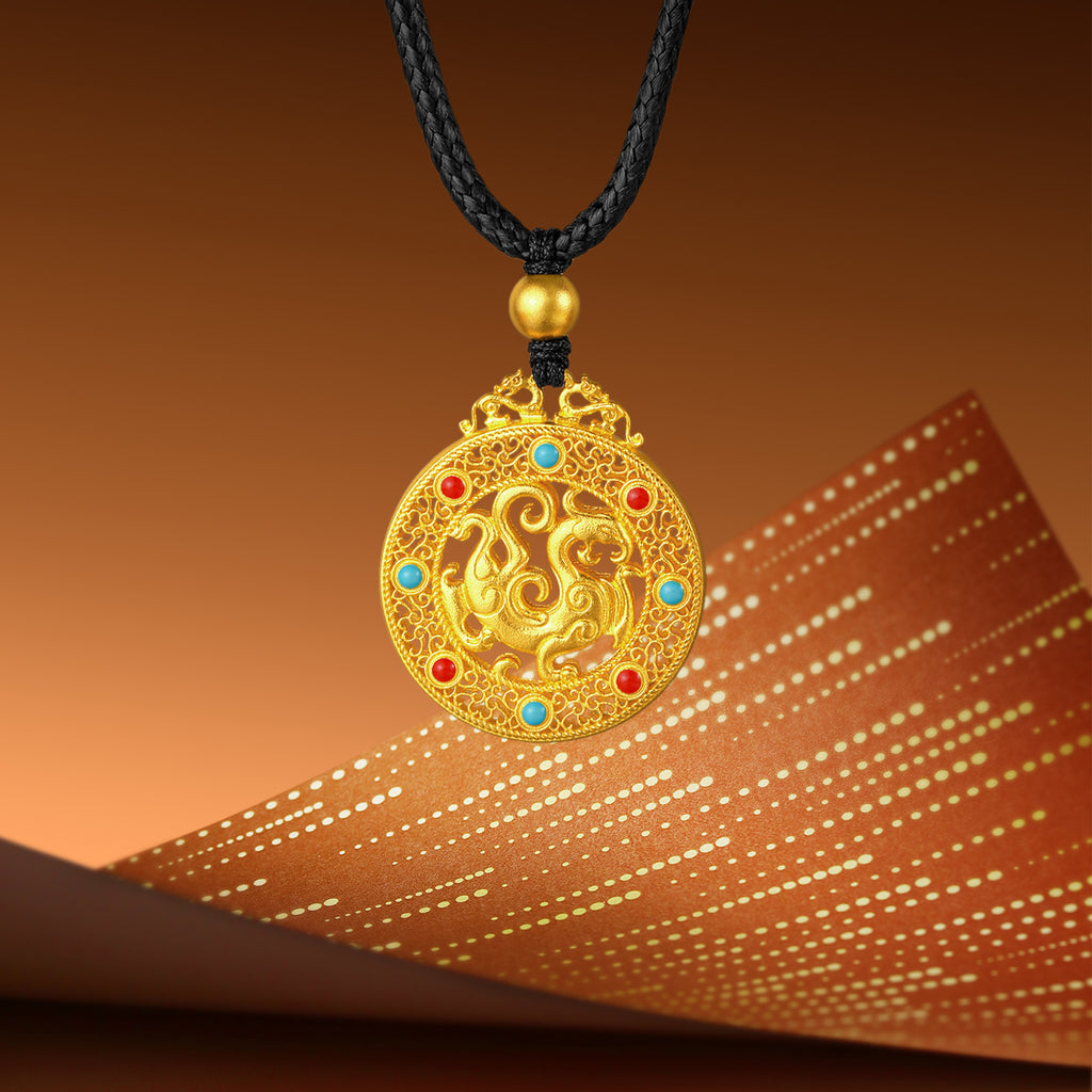 "Wah Kwong" 999 24K Gold Pendant 10-12g A0415060