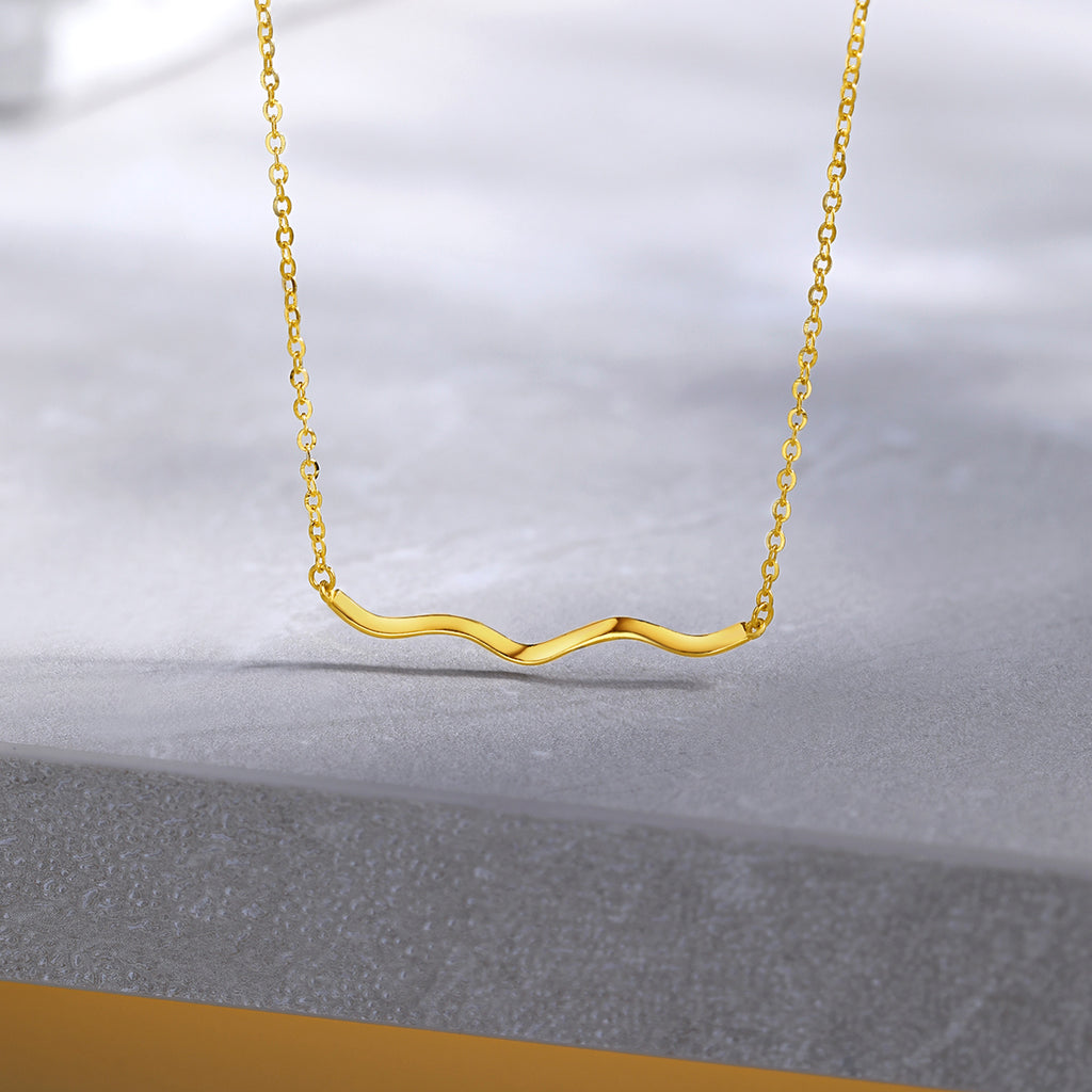"Infinite" 24K Gold Pendant Necklace 2.55-2.85g A0610837