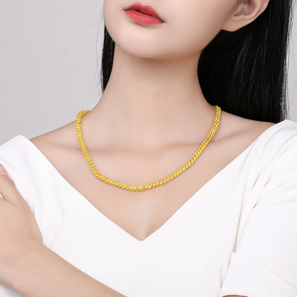 999 24K Gold Necklace 45-55g AA057535