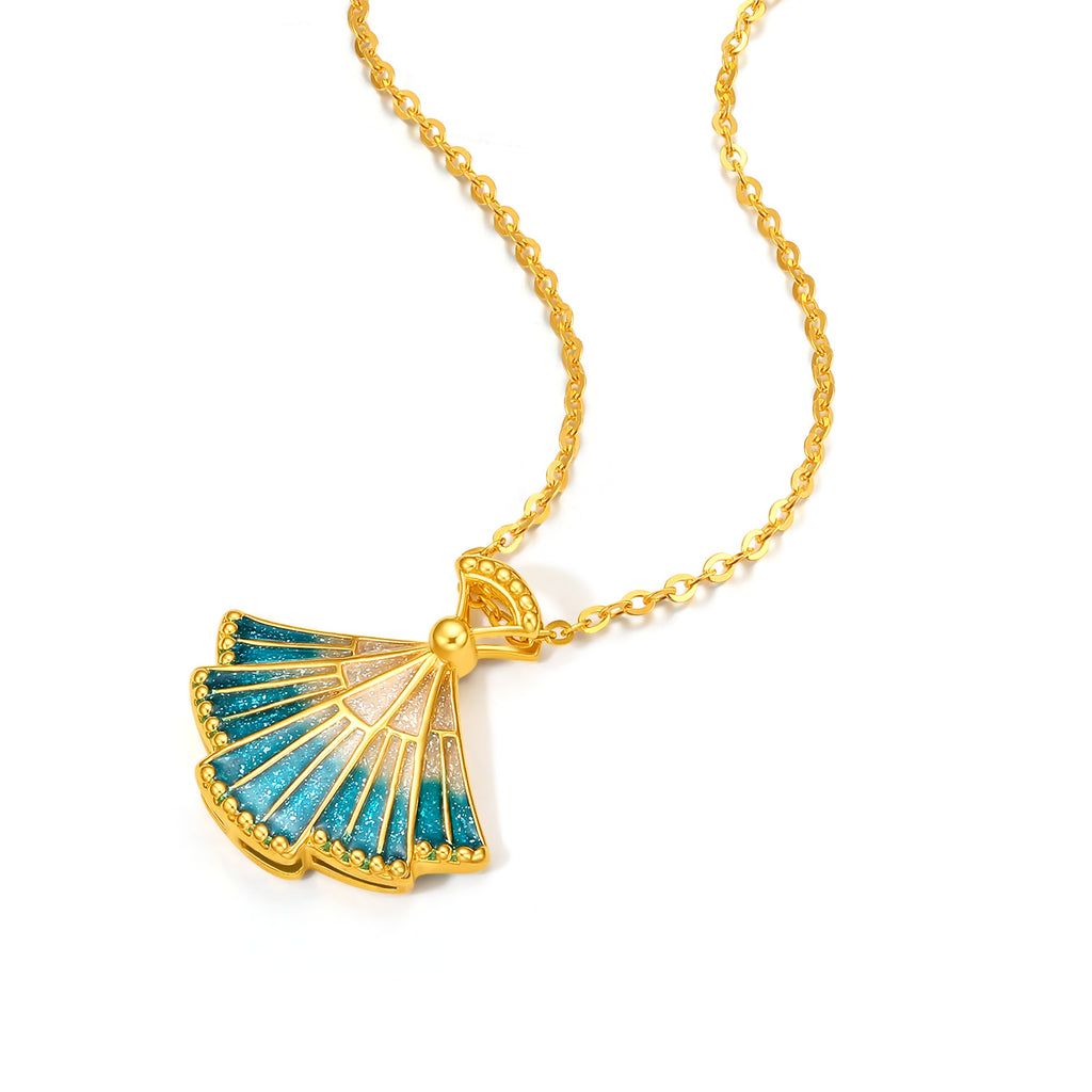 "infinite" 24K Gold Pendant Necklace 2.8-3.4g A069667