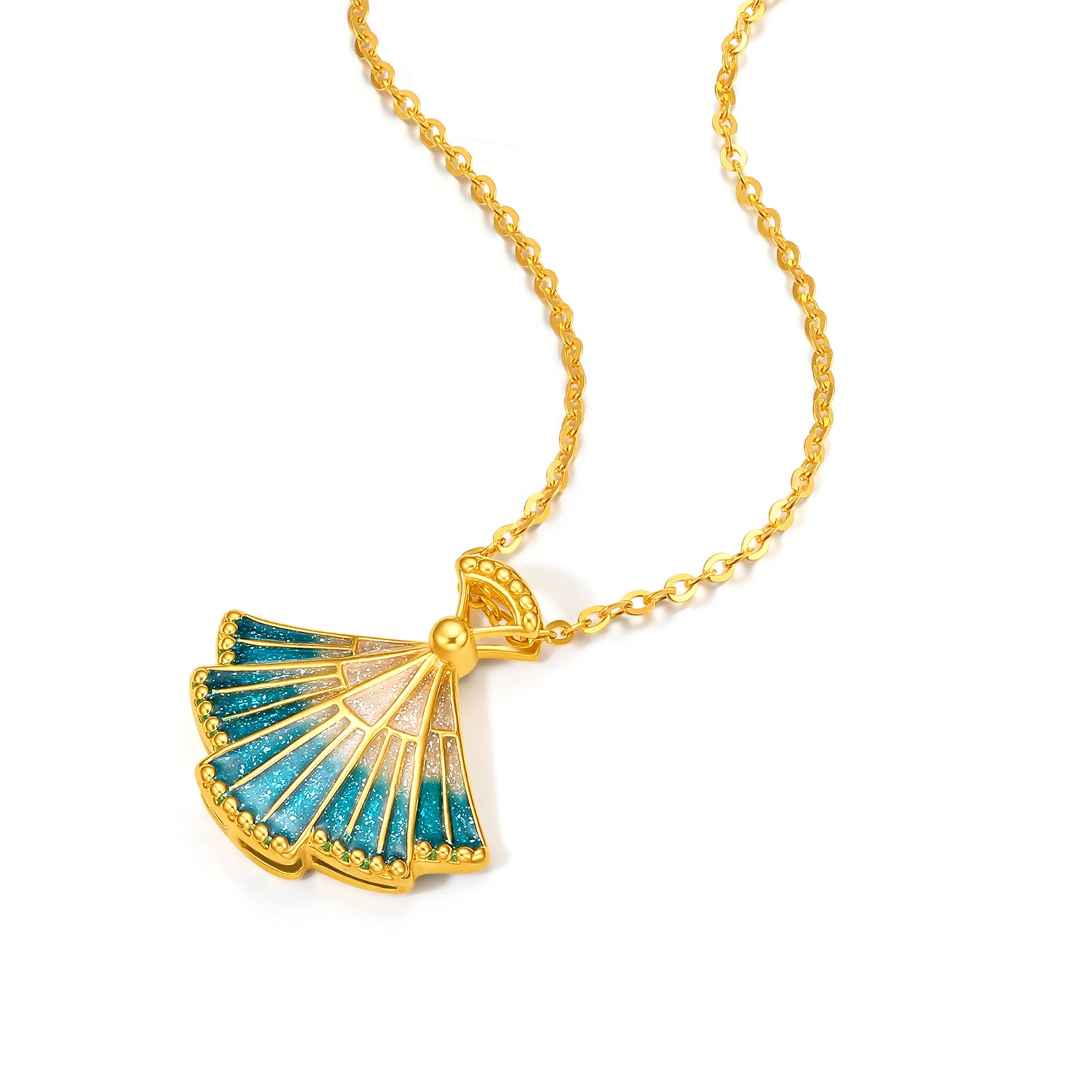 "infinite" 24K Gold Pendant Necklace 2.8-3.4g A069667